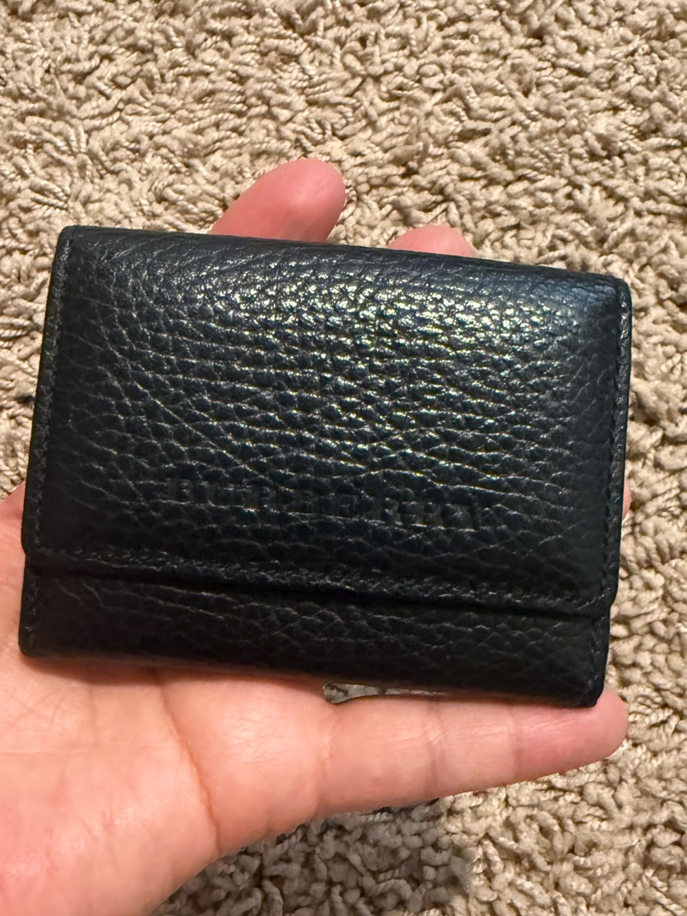 Classic Men’s Leather Card Holder Wallet - Black